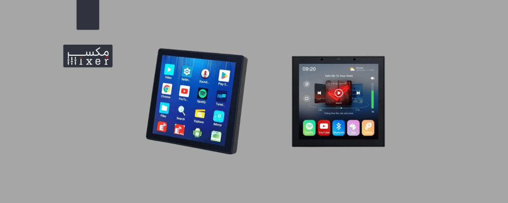 Stylish wall amplifier provides full sound control in mosques and shops.