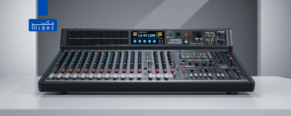 مكسر صوت بهرنجر يوروبور 10 قنوات قدرة 1600 واط مع معالجين صوتيين وبلوتوث وSD وUSB موديل PMP1680