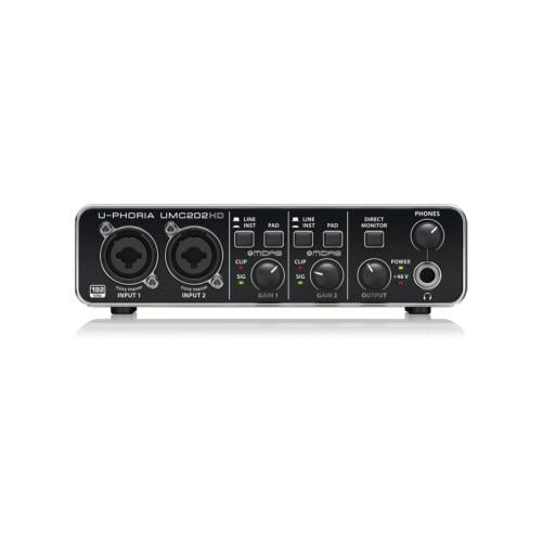 Behringer UMC202HD Professional 24bit/192kHz USB Sound Card with