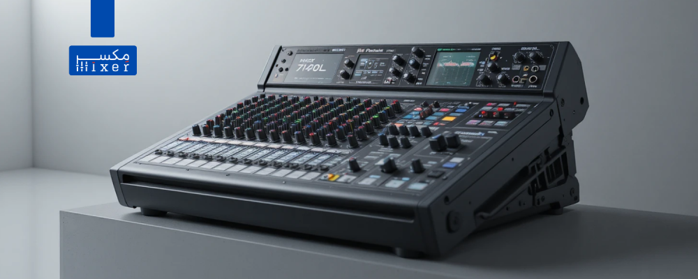 MAX AMP 9908 BT – 1300W 8-channel power mixer with Bluetooth and Phantom Power for professional performance