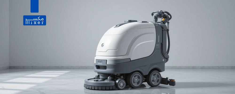 مكنسة MOJEEZ S100 لتنظيف وتلميع الأرضيات – مكنسة كهربائية 3 في 1 بقدرة تغطية 1000 م²/ساعة
