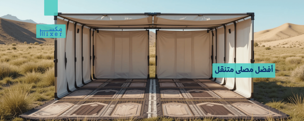 مصلى متنقل الحل الأمثل للصلاة في أي مكان وبكل راحة