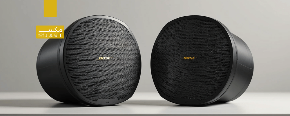 زوج سماعات سقفية Bose قوة 40 وات 4.5 إنش لون أسود FreeSpace FS4CE – صوت استثنائي وتصميم أنيق