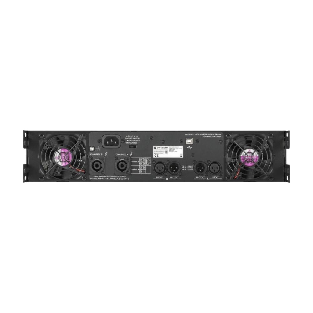 مضخم صوت باور امبليفير ديناكورد قدرة  2 × 1800 واط صوت استثنائي مع تقنية DSP المتقدمة Dynacord power amplifier L3600FD