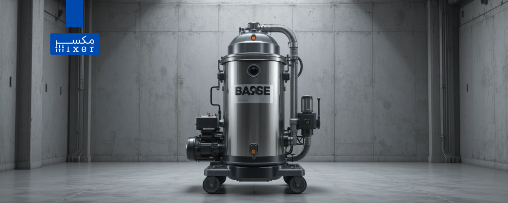 مكنسة شفط رطب وجاف 3 ماطور BASE 440/220V قدرة 2700–2900 واط، سعة خزان 78 لتر، مع نظام تصفية بوليستر – صناعة إيطالية