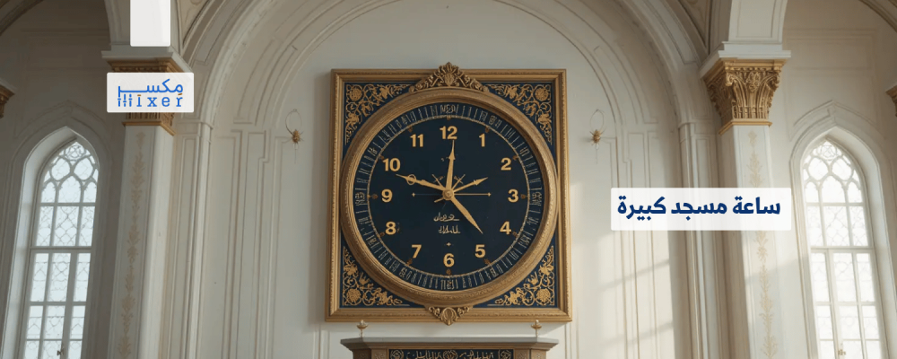 Large Mosque Clock: The perfect solution for displaying prayer times accurately and elegantly.