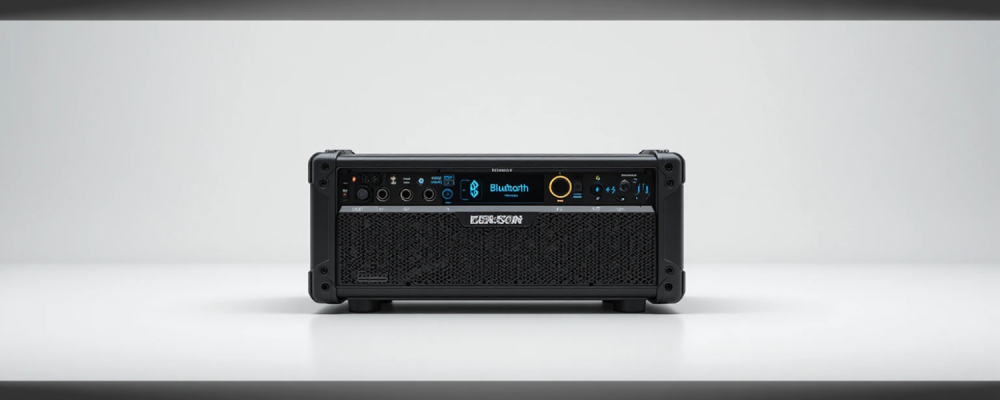 DENSON مضخم الصوت امبليفير 45 واط Mega Max 45U – أداء عملي مع بلوتوث وبطارية قابلة للشحن