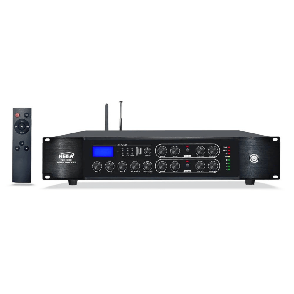NEDA TZA-1200 120W Bluetooth, USB, FM Amplifier
