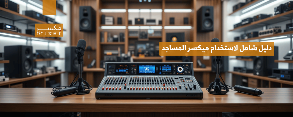 دليل شامل لاستخدام ميكسر المساجد باحترافية للحصول على صوت نقي