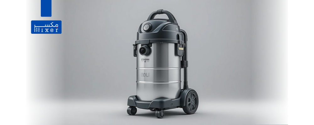 مكنسة كهربائية MEC219/220V شفط ماء وتراب قدرة 1000 واط، سعة خزان 27 لتر، صناعة إيطالية، نظام تصفية بوليستر وأداء عالي