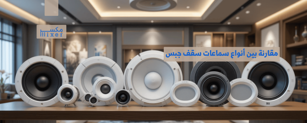 مقارنة بين أشهر أنواع سماعات سقف جبس بورد لعام 2025 وأيها الأنسب لك