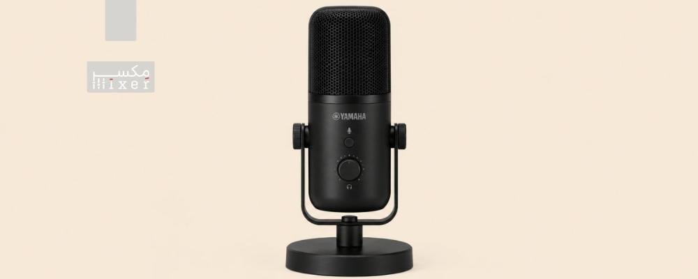 Yamaha YCM01U ميكروفون مكثف USB احترافي للتسجيل والبث المباشر – لون أسود