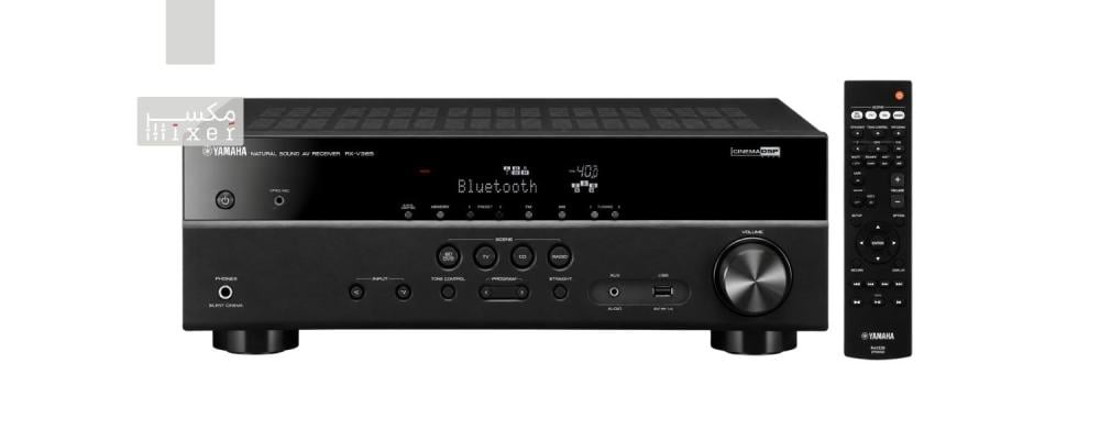 مضخم صوت ياماها مصمم لتوفير تجربة ترفيه منزلية متكاملة أسود AV موديل RX-V385 ماركة Yamaha