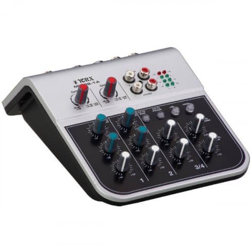 جهاز مكسر صوت صغير يوركس 4-Channel Mini Mixer .