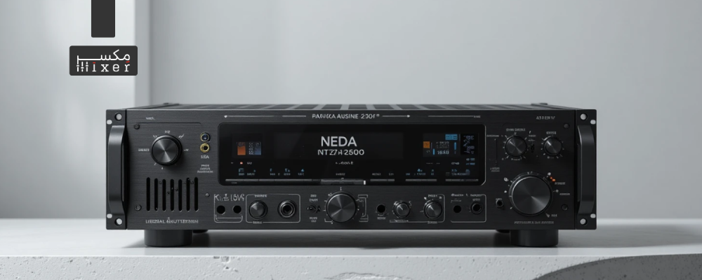 جهاز أمبلي فاير ماركة NEDA قناتين قدرة 250 وات لأداء صوتي قوي وموثوق موديل NTZA-2500