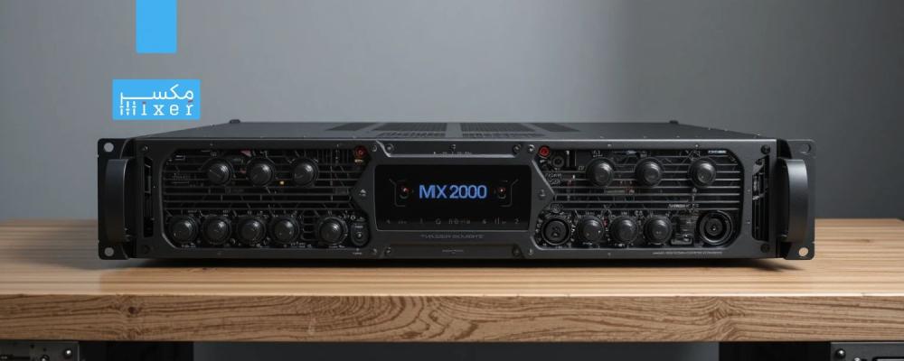 MX 2000 Power Amplifier 2750W 2-Channel Bridge Mono, Suitable for Parties and Theaters, Brand: MAX