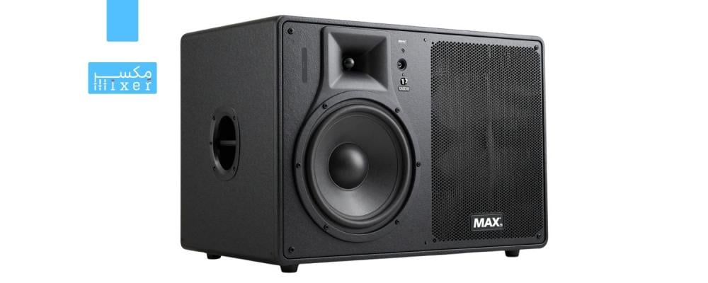 BETA 12 سماعات كبيرة ماكس 12 إنش 600 وات بدون باور (350 واط RMS) ثنائية الاتجاه Full Range Bass Reflex ماركة MAX