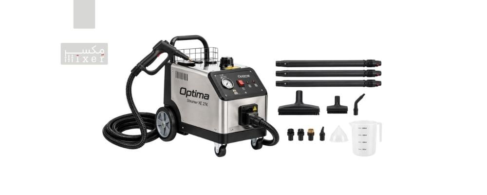 Optima Steamer XE 27K جهاز تنظيف وتعقيم بالبخار الكهربائي مثاليًا للسيارات والمطاعم والمصانع والمنشآت التي تتطلب تنظيفًا عميقًا