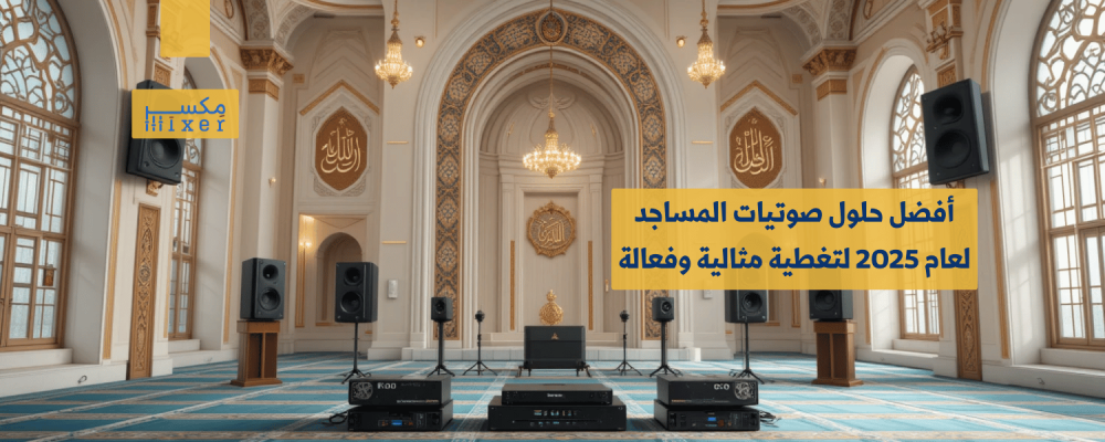 أفضل حلول صوتيات المساجد لعام 2025 لتغطية مثالية وفعالة