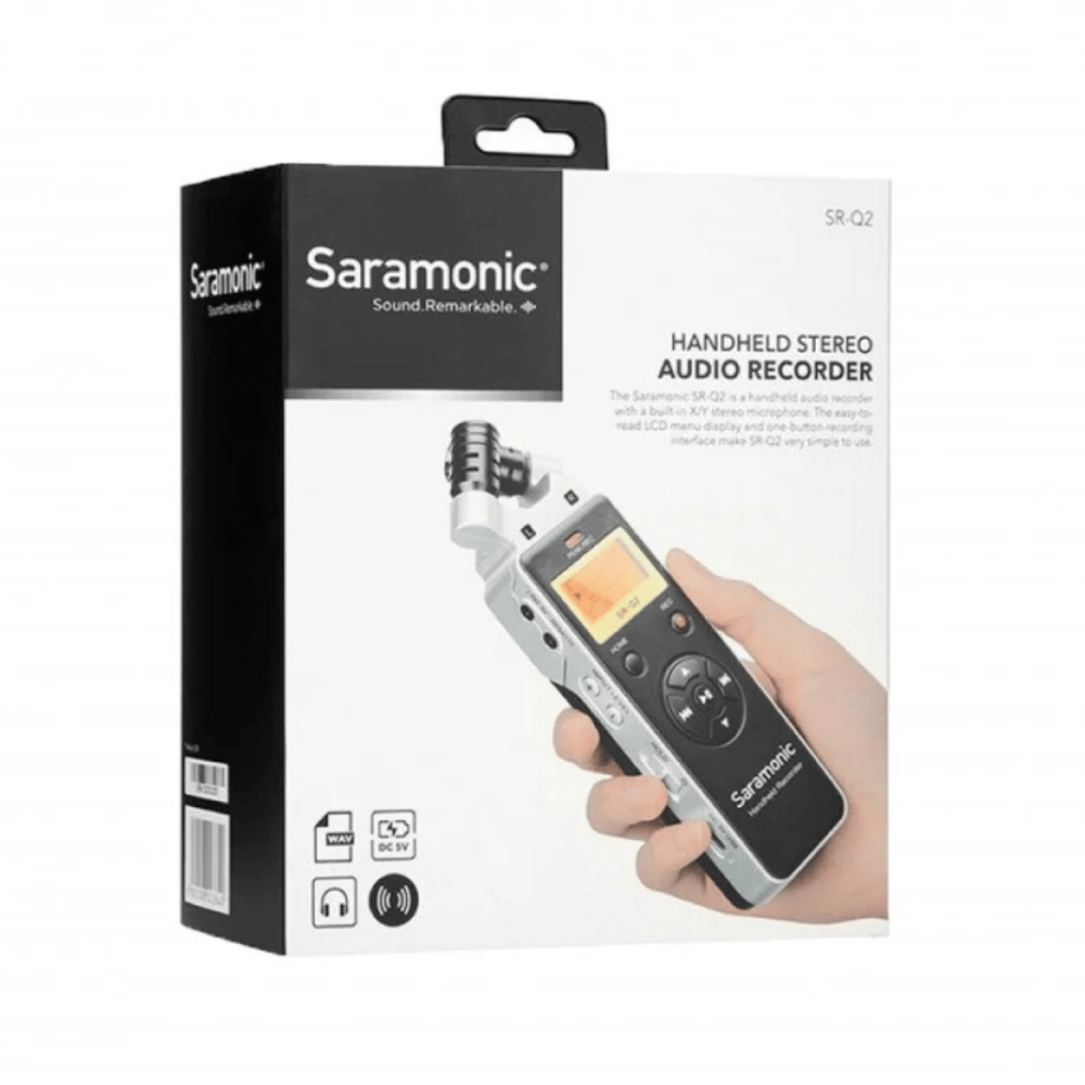 جهاز تسجيل احترافي SARAMONIC - مثالي لتسجيل التلاوات والمحاضرات بجودة عالية وتصميم محمول