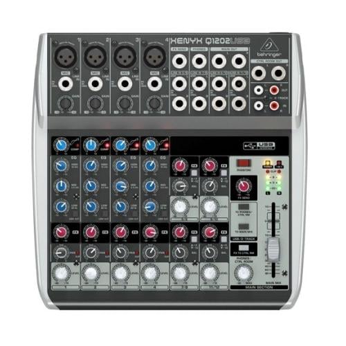 Behringer XENYX QX1202USB 12-Channel Professional Mixer with