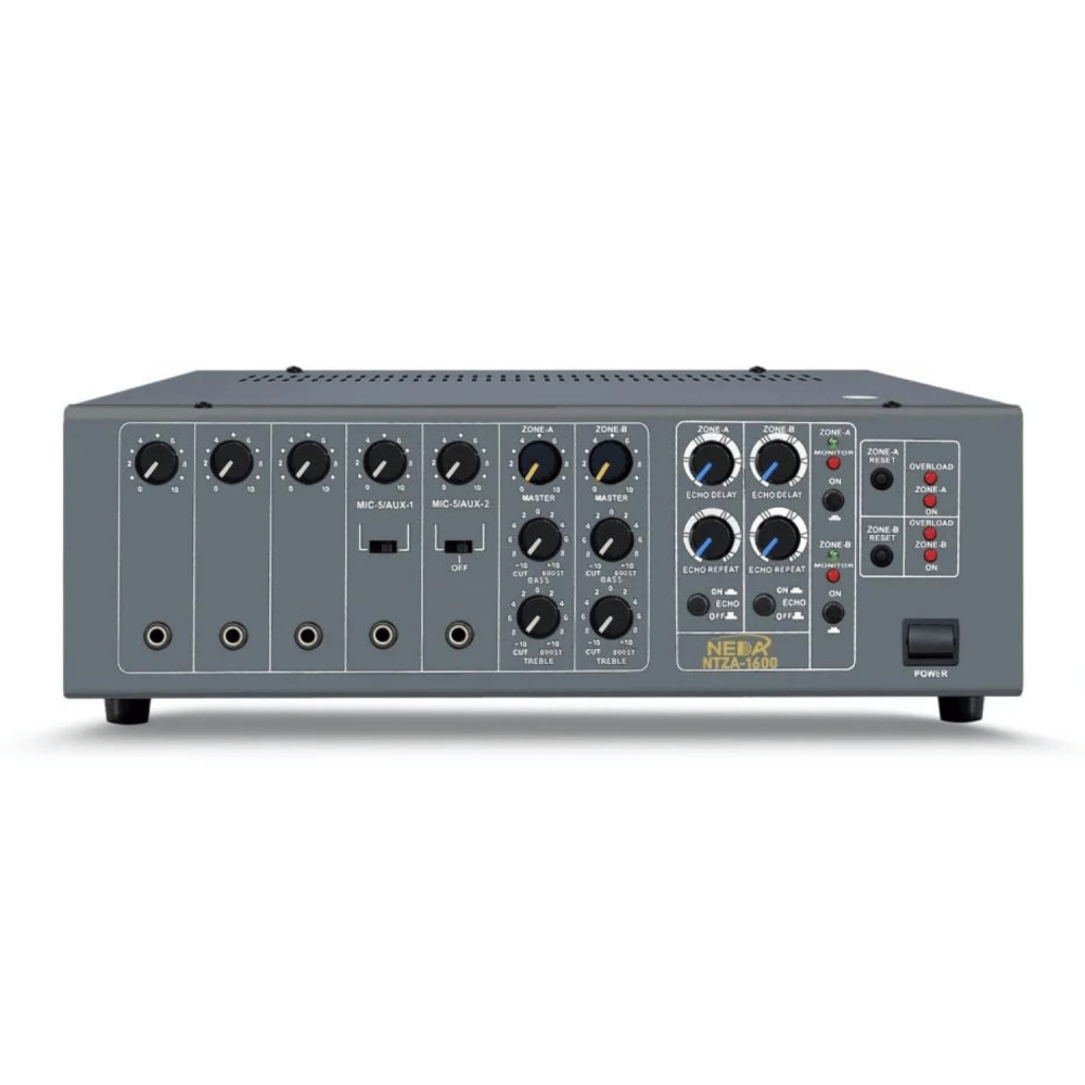 جهاز امبليفير قناتين بقدرة 160 وات ماركة نداء NEDA NTZA-1600 AMPLIFIER
