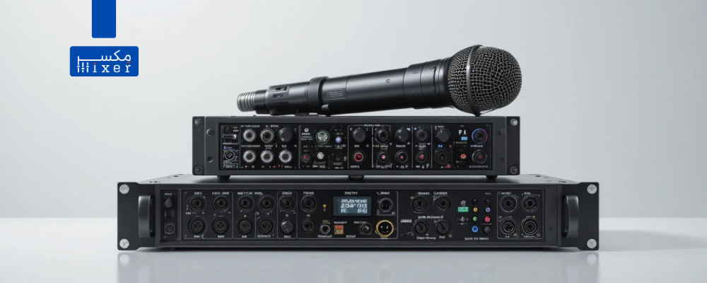 نظام صوتيات نداء متكامل – ميكروفون سلكي مع امبلي فاير نداء ومكسر صوت نداء