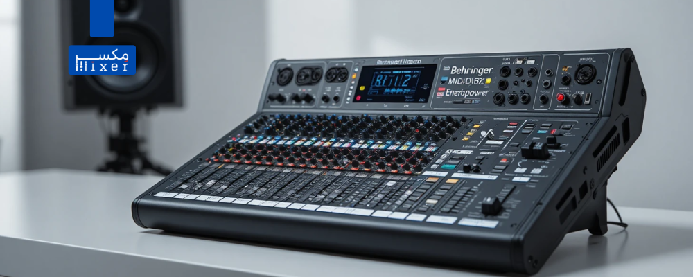 مكسر صوت بهرنجر يوروبور 16 قناة – Behringer PMP4000 أداء احترافي بقدرة 1600 وات مع مؤثرات رقمية وFBQ