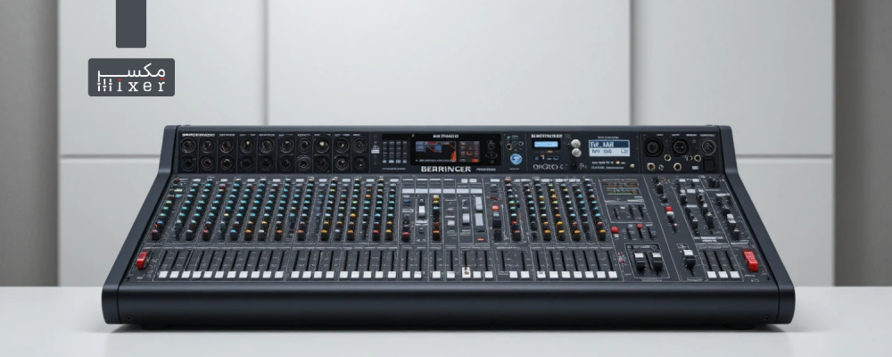 مكسر صوت بهرنجر يوروبور 20 قناة قدرة 1600 واط مع مؤثر صوتي مزدوج – أداء مثالي للعروض المباشرة | Behringer PMP6000