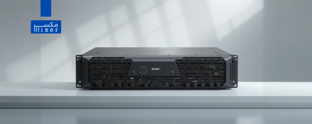 Yamaha XMV4140-D Power Amplifier, Yamaha 4-Channel, 140W, Dante with Digital Soundbar for Mid-Range Use