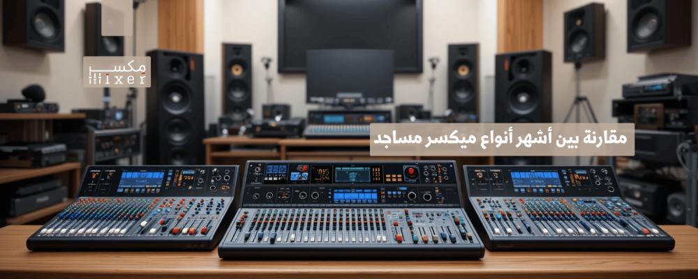 مقارنة بين أشهر أنواع ميكسر مساجد وأيها الأفضل لعام 2025
