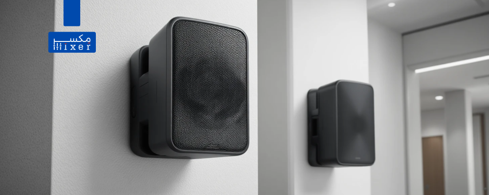 زوج سماعات جدارية بوز 150 وات Pair لون أسود جودة عالية Speaker Wall Bose 150 Watt