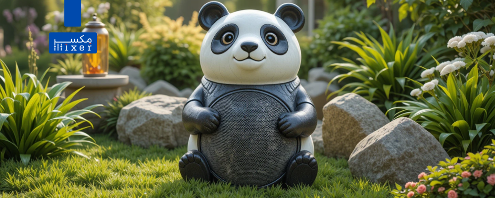 NEDA NA-901 20W Garden Speakers – Panda Bear Design and Pure Outdoor Sound for Open Spaces