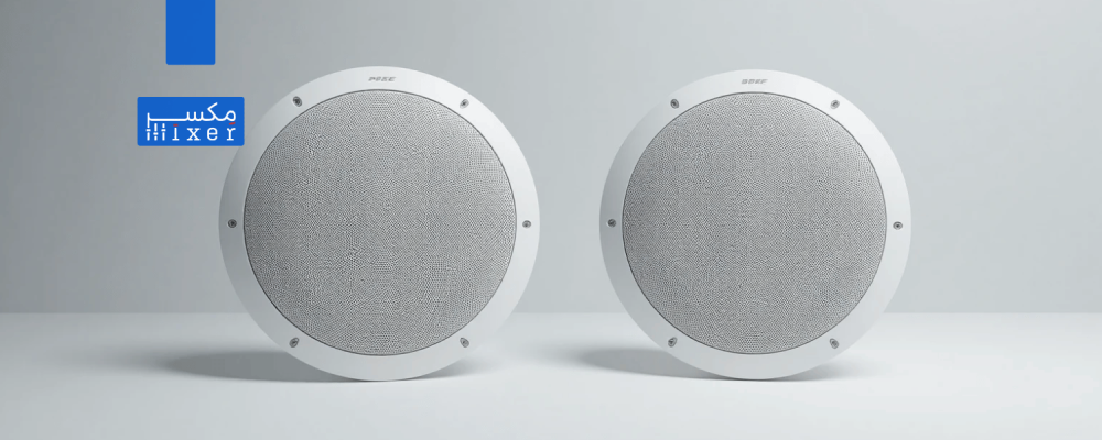 زوج سماعات سقفية بوز 16 وات احترافية لون أبيض – Bose FS2C