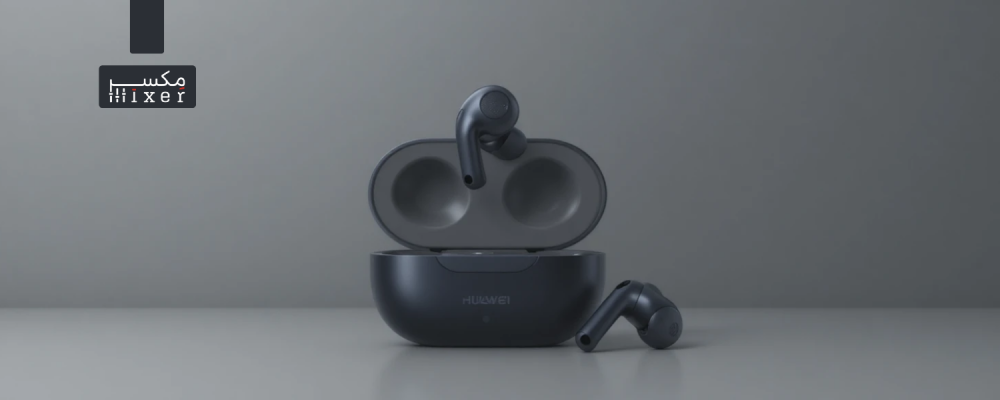 سماعة أذن بلوتوث – صوت نقي وعزل ضوضاء ماركة HUAWEI حتى 40 ساعة تشغيل باللون الأسود الجرافيت موديل FreeBuds SE 2B
