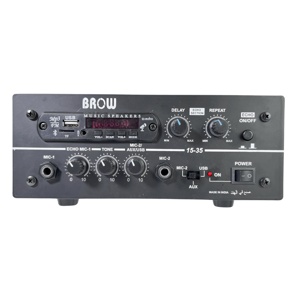 مضخم صوت امبلي فاير قوة 35 وات MIXER AMPLIFIER 35W ماركة BROW