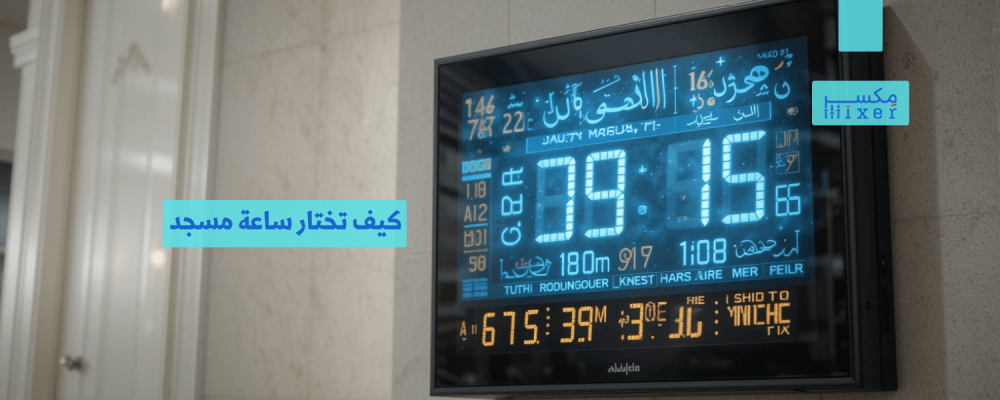 كيف تختار ساعة مسجد رقمية ذات جودة عالية ودقة في التوقيت؟