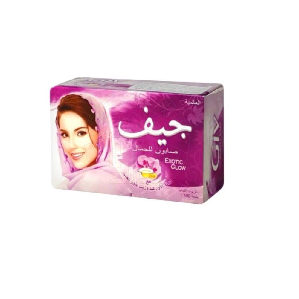 صابون جيف قوالب 76جرام وردة الأوركيد وزهرة بذور العنب