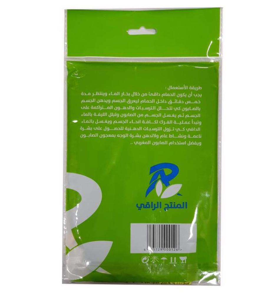 ليفة استحمام مغربية من المنتج الراقي ناعمة للتقشير 1 قطعة