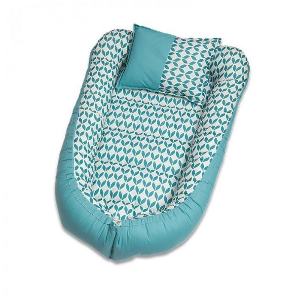 سجادة ووسادة نوم للأطفال فونا بيبي 3 قطع قماش قطني 100 من الولادة حتى 9 أشهر