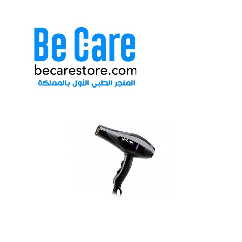 مجفف شعر جي في سي برو ، 2 سرعات ، 2 ملحق ، 2400 وات ، 50/60 هرتز ، اسود ، GVDR-3000 | بي كير