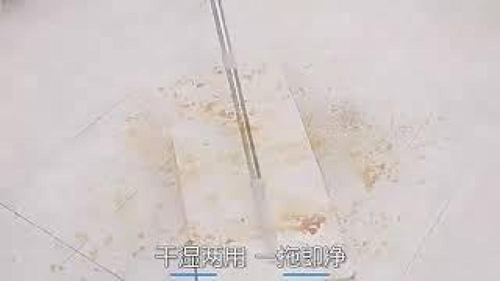 ممسحة ارضية بي كير مسطحة من الالياف الدقيقة ونظام دلو