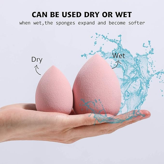 مجموعة اسفنجات مكياج من ميكنج تيك خالية من اللاتكس 7 قطع