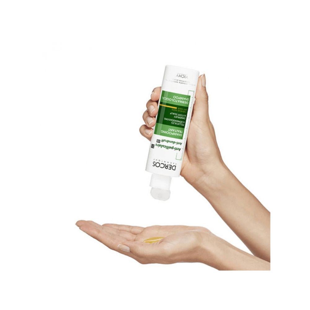 شامبو مضاد للقشرة من DERCOS فيتشي بالمنثول والسيراميد 390 مل