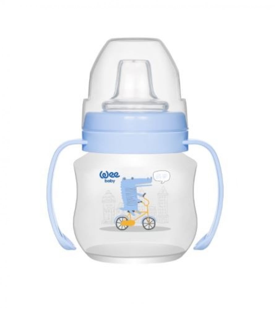 كوب تدريب للأطفال وي بيبي | مضاد للمغص ومانع للانسكاب | من 6 أشهر فأكثر