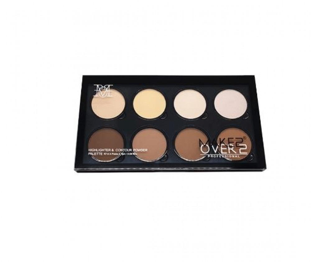 مجموعة كنتور محدد وجه من ميك اوفر22 - فاتح