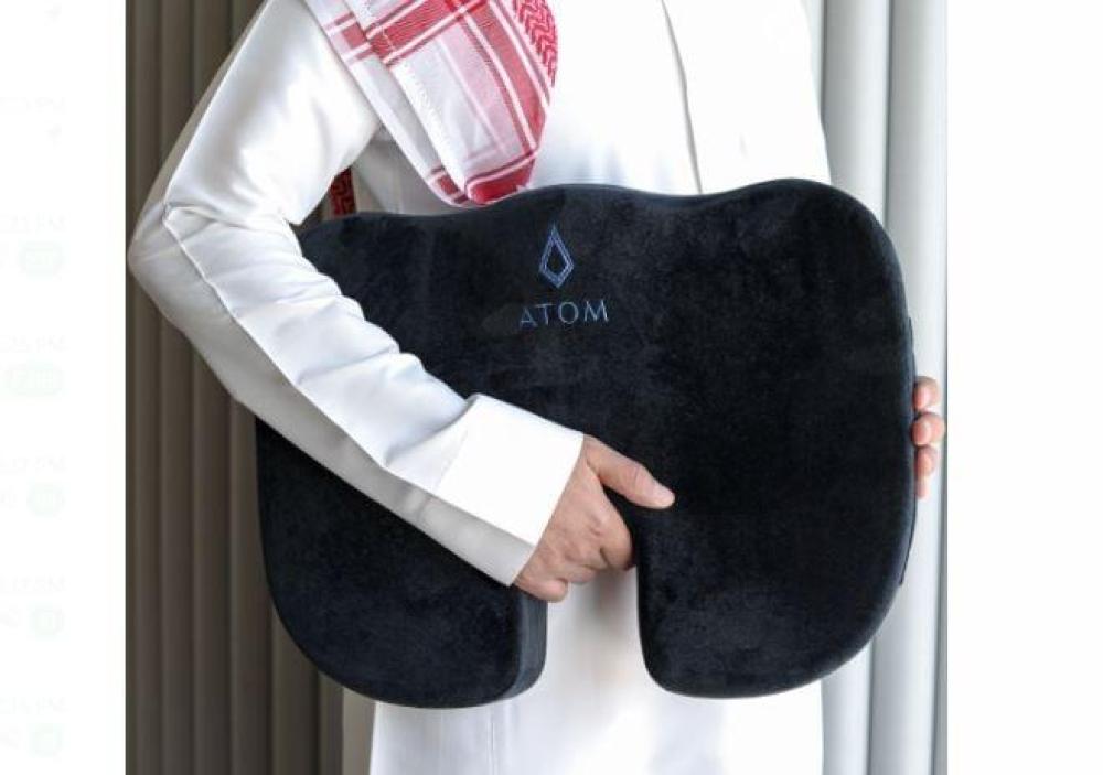 وسادة مقعد من iTom بميموري فوم لدعم أسفل الظهر 43x36x5 سم