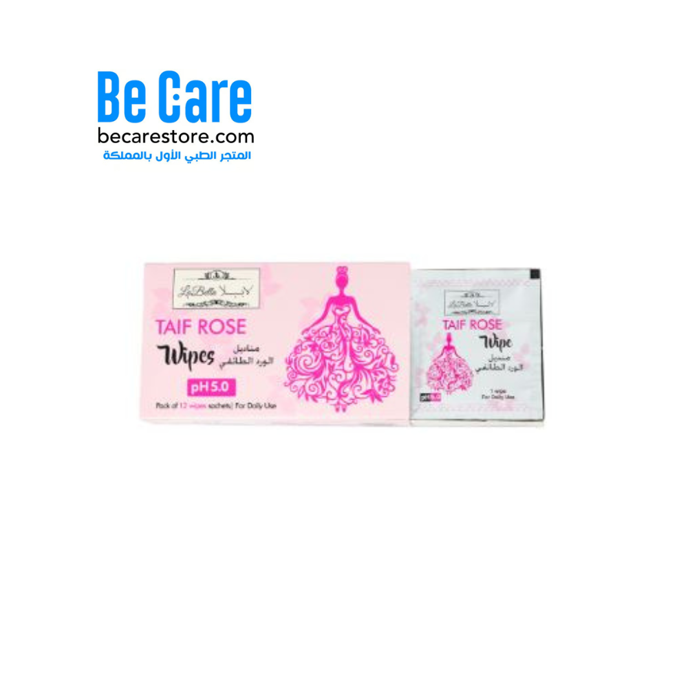 مناديل الورد الطائفي من لابيلا – 12 منديل مغلف