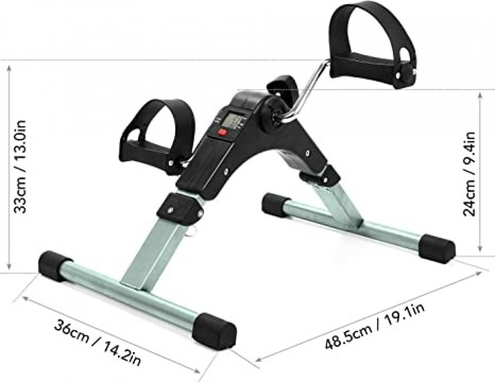 جهاز تمرين منزلي صغير قابل للطي بشاشة LCD وبدالات تحمل 100 كجم