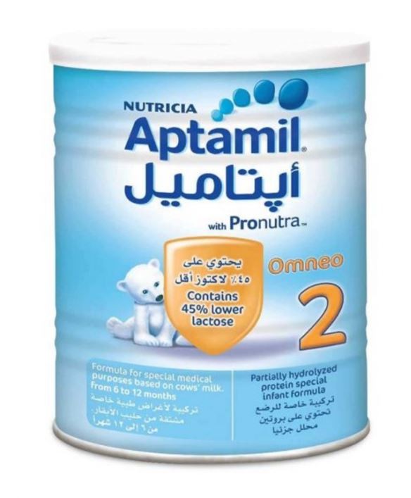 حليب الاطفال أبتاميل اومنيو من 6 ل 12 شهر 400 جم